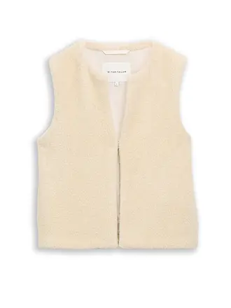 TOM TAILOR | Gilet in Felloptik | 